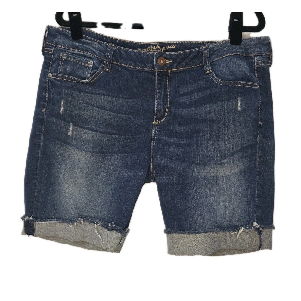 Arizona Jean Co Denim Bermuda Shorts Womens Size 17 GUC Y2K‎ Casual